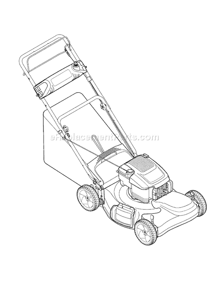 Page C Diagram and Parts List for 12AE469D755 2006 Yard Man Lawn Mower